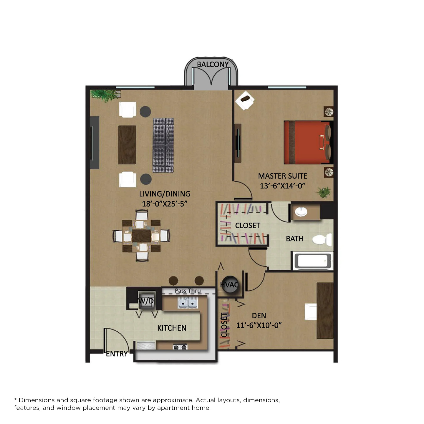 Poinciana 1/1 Den