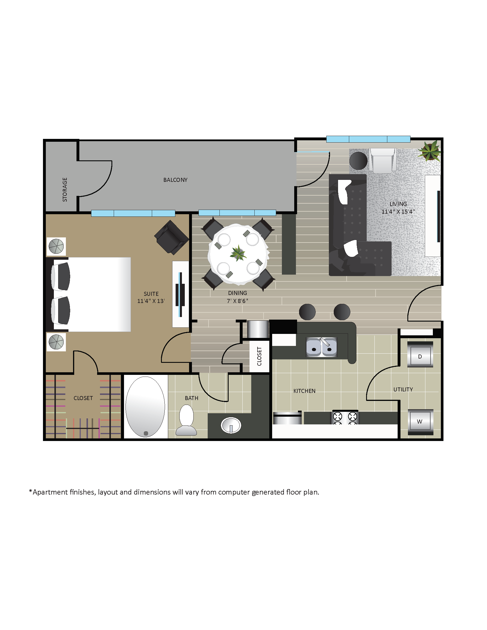 A1R Floorplan Gables Sugarloaf