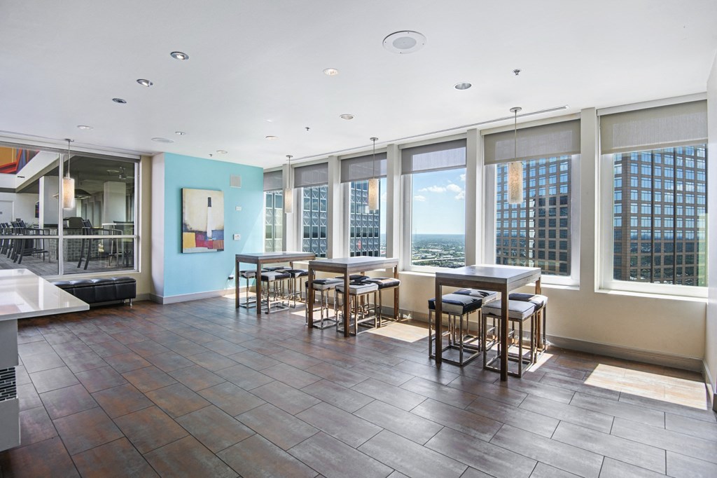 Skydeck bistro tables