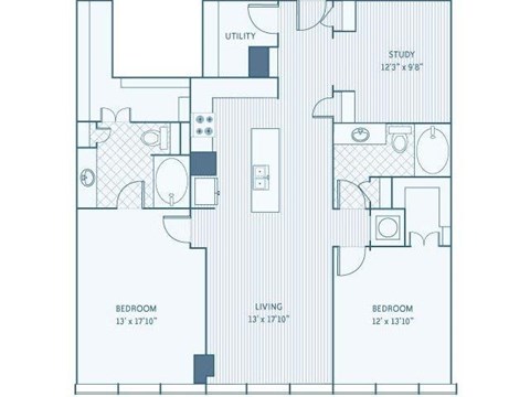 350 N. Ervay Street, Suite #100 1-3 Beds Apartment for Rent - Photo Gallery 33