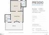 1 bed, 1 ba - I Floorplan