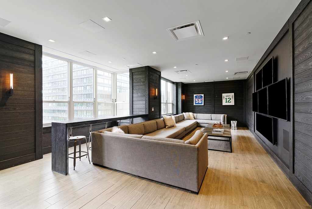 Common room at 65 Bay Street, Jersey City, NJ, 07302