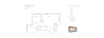 2 BR 1 BA Res 02 & 08: FL 46 - 49