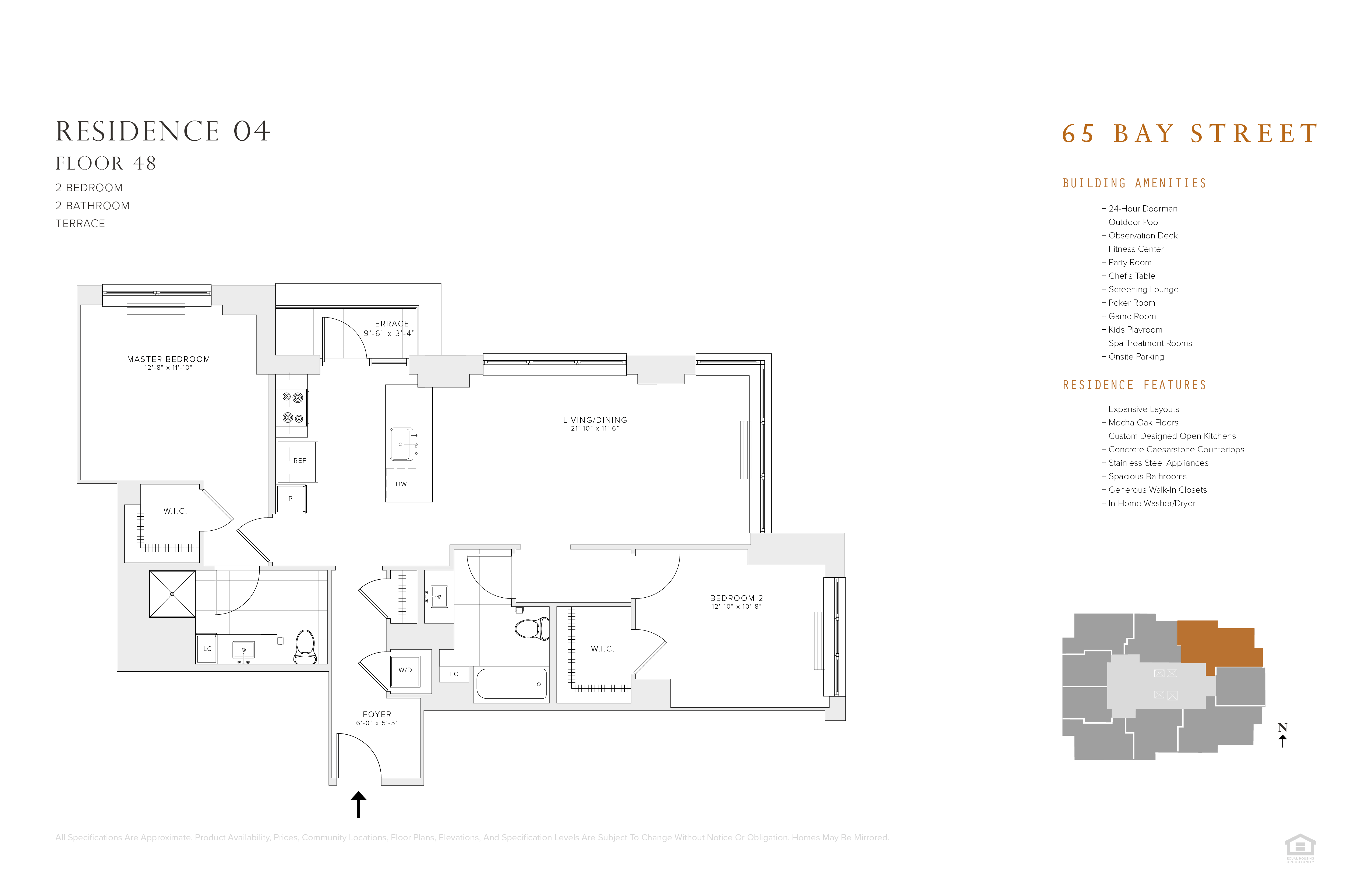 2 BR 2 BA Res 04: FL 48