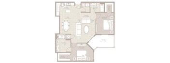 Reef Floor Plan at Berkshire Lauderdale by the Sea, Florida