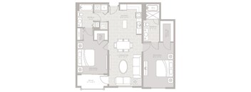 Tide Floor Plan at Berkshire Lauderdale by the Sea, Ft. Lauderdale