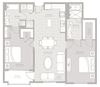 Tide Floor Plan Tide Floor Plan at Berkshire Lauderdale by the Sea, Ft. Lauderdale