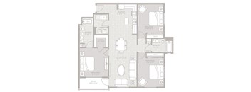 Vessel Floor Plan at Berkshire Lauderdale by the Sea, Ft. Lauderdale, Florida