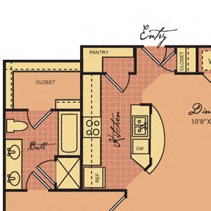 2 Bedroom 2 Bath