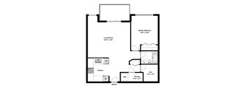 1 bed, 1 bath, upscale apartments with patio at Beacon Heights Apartments in Calgary, AB