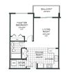 Enjoy open concept suites with city views 1 bed, 1 bath, spacious apartments with balcony access at Beacon Heights Apartments in Calgary, AB
