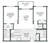 Relax in open concept, customizable suites in Calgary 2 bed, 2 bath, modern apartments with balcony access at Beacon Heights Apartments in Calgary, AB