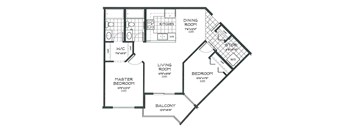 2 bed, 2 bath, spacious, modern units with balcony views at Beacon Heights Apartments in Calgary, AB