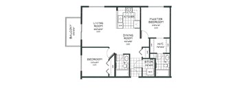 2 bed, 2 bath, luxury, upscale, apartments with balconies at Beacon Heights Apartments in Calgary, AB