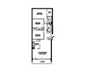 Three bedroom, two bathroom apartment layout at Rockford in Toronto, ON