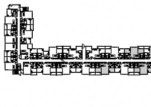 Two bedroom, two bathroom apartment layout at The Conservatory in Kelowna, BC