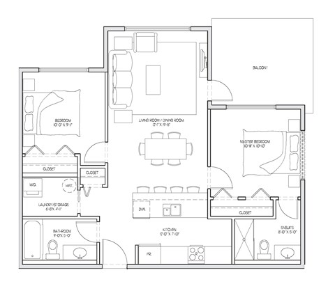 1820 Summerhill Place Studio-2 Beds Apartment for Rent - Photo Gallery 25