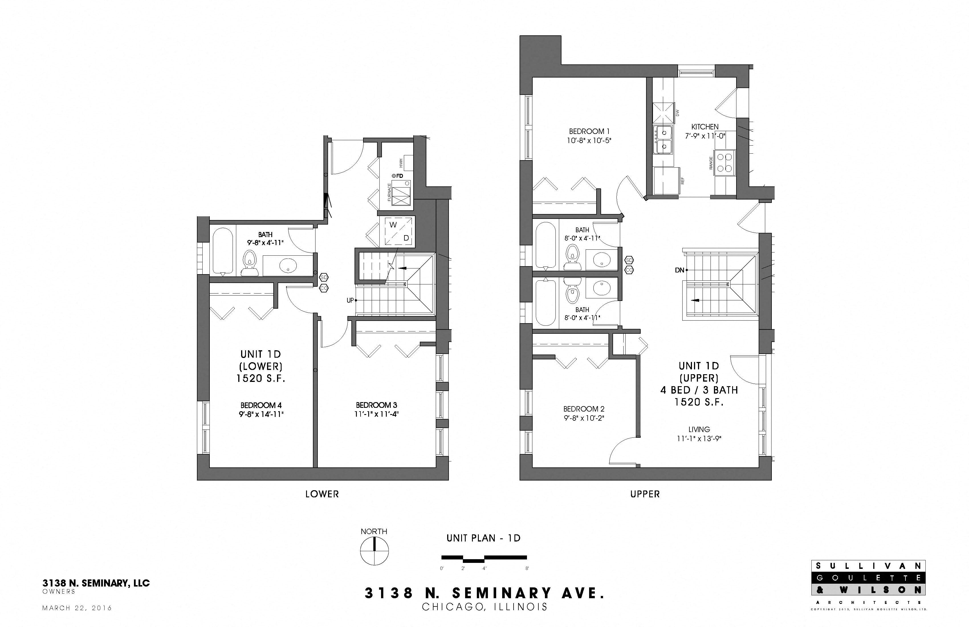 3138-40 Seminary Floor Plans