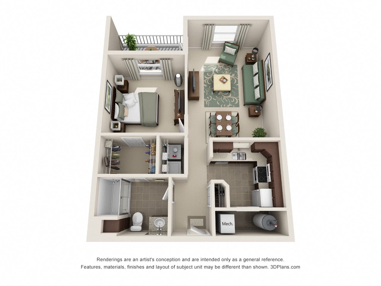 Cypress Floor Plan 1