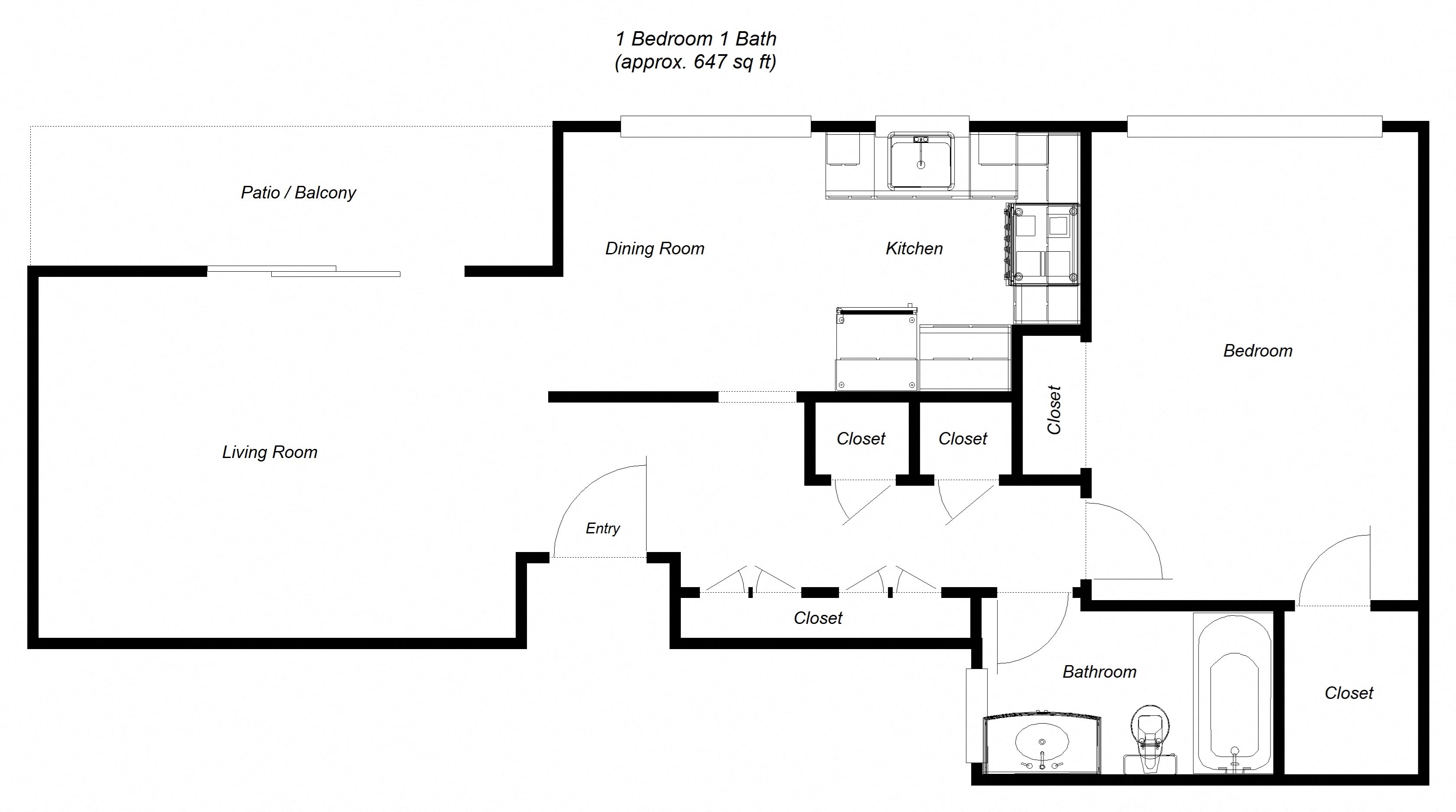 Floor Plans of Del Prado II Apartments in Sunnyvale, CA