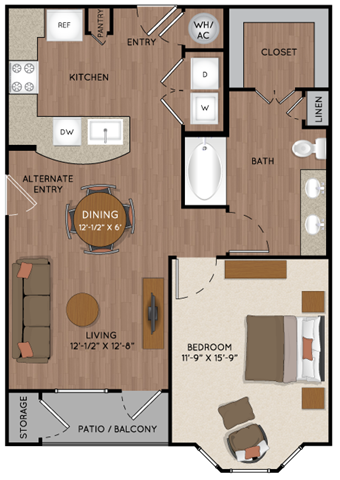 One Bed One Bath