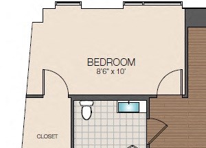 B4b Floorplan at The Victor