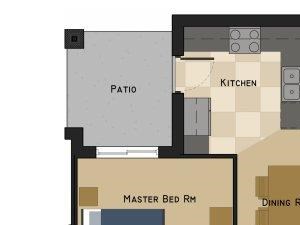 Camden Floorplan Camden two bedroom two bathroom Floorplan at North Pointe Villas