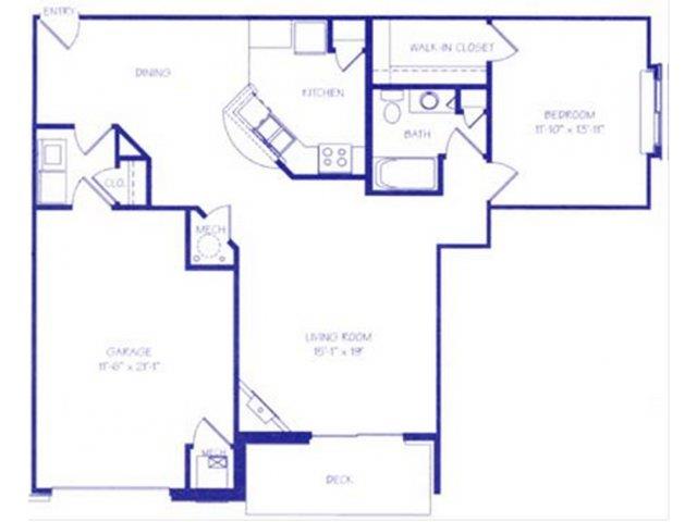 Floor Plans of The Northbrook Apartment Homes in Lincoln, NE