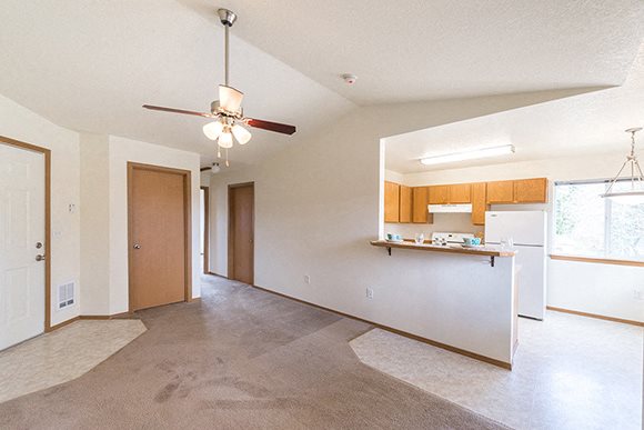 Gilhurst Apartments 1 bedroom open and bright living area