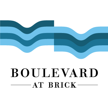 A series of blue wavy lines on a black background.