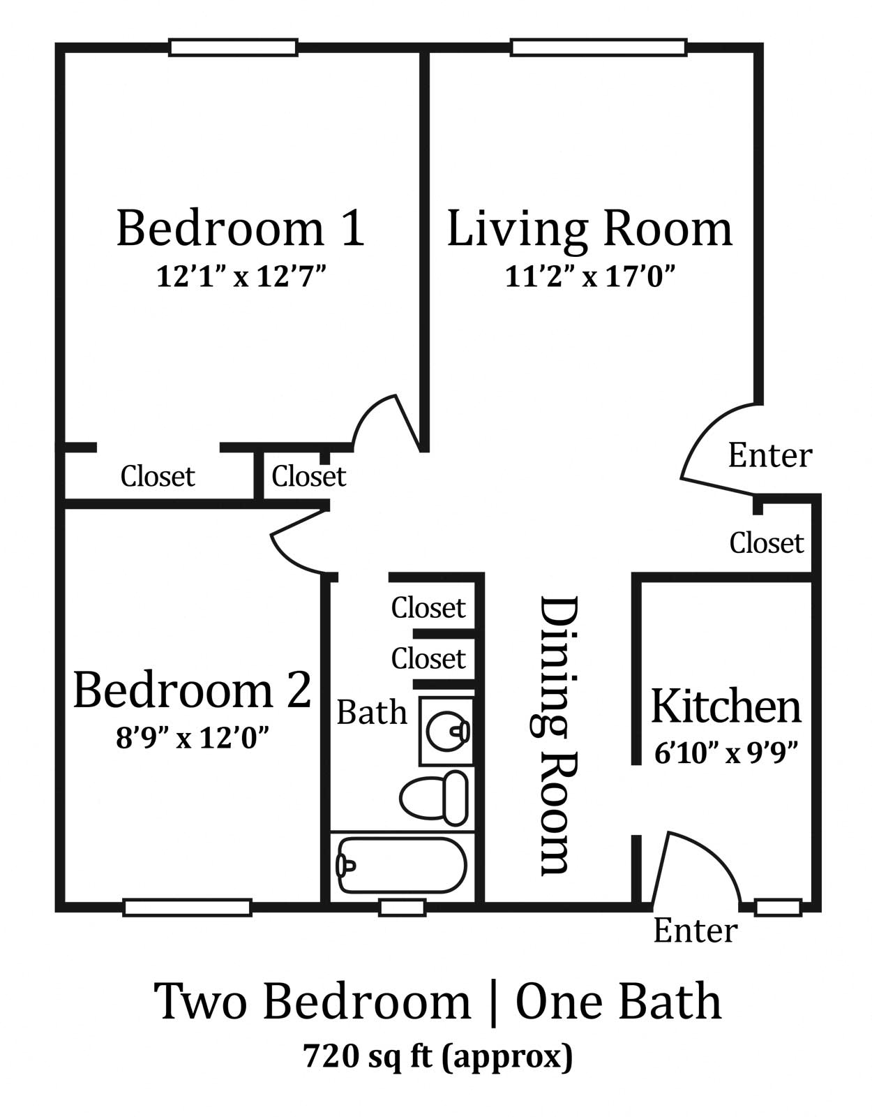 2 Bedroom
