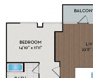 23P1 Penthouse The Residence Buckhead Apartments - 23P1 Penthouse Floor Plan - Atlanta, GA