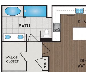 23P0 Penthouse The Residence Buckhead Apartments - 23P0 Penthouse Floor Plan - Atlanta, GA