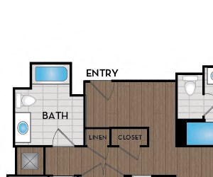 32P0 Penthouse Floor Plan Diagram The Residence Buckhead Atlanta - 32P0 Penthouse