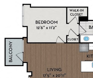 33P1 Penthouse The Residence Buckhead Apartments - 33P1 Penthouse Floor Plan - Atlanta, GA