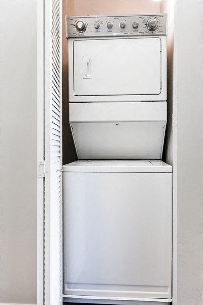an oven and a stove in a refrigerator