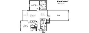 Brentwood Renovated Floor Plan at Wyndchase Aspen Grove, Franklin, Tennessee