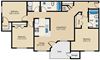 Cottonwood Renovated Floor Plan Cottonwood Renovated Floor Plan at Wyndchase at Aspen Grove, Tennessee