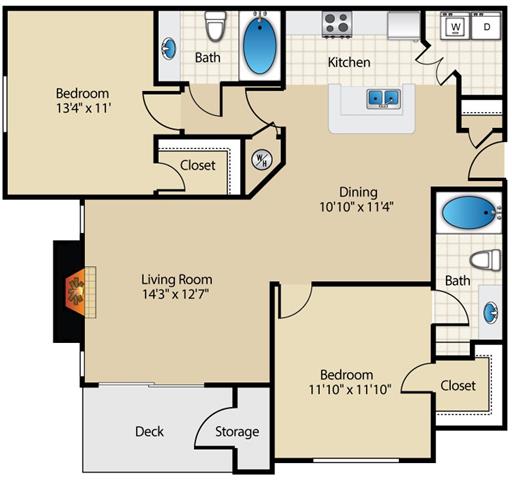 Luxury 1, 2 & 3 Bedroom Apartments in Franklin, TN