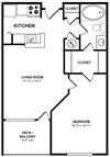The Chastain Floor Plan The Chastain Floor Plan at The Berkshires at Lenox Park, Atlanta, GA, 30319