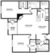 The Inman Floor Plan The Inman Floor Plan at The Berkshires at Lenox Park, Atlanta, GA