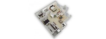 The Gillilan Floorplan at Algonquin Square Apartment Homes, Algonquin, IL 60102