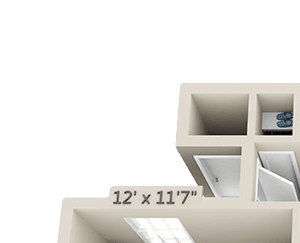 one bedroom apartment floor plan