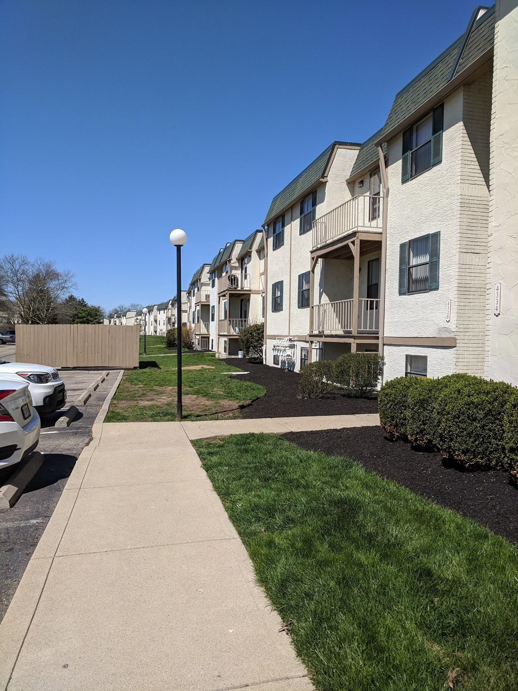 our apartments are located in a quiet neighborhood with ample parking