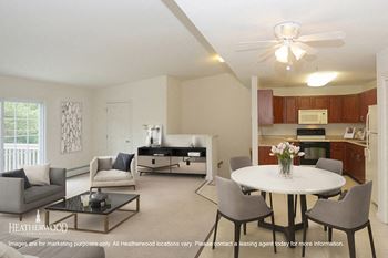 living and dining room sets at Medford Pond, Medford, New York