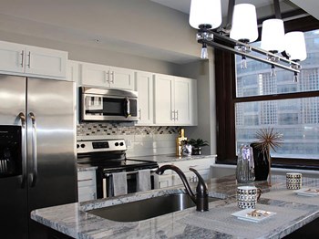 Granite Countertops at Residences at Leader, Cleveland, OH, 44114 - Photo Gallery 2