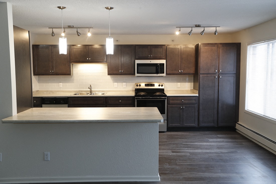 kitchen from living room