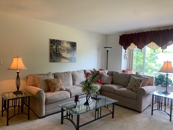 Living Room at Dannybrook Apartments, Williamsville, NY, 14221 - Photo Gallery 4