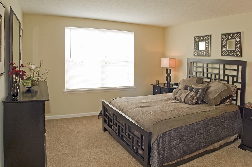 Master Bedroom at Long Pond Shores Waterfront Apartments, Rochester, NY