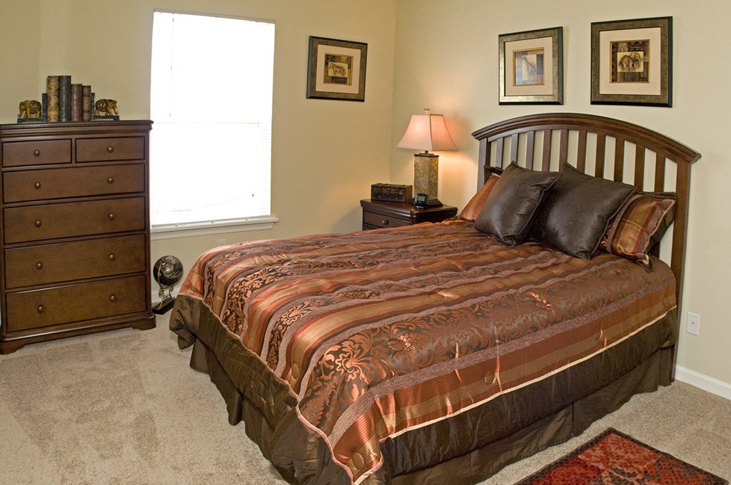 Bright Bedroom at Long Pond Shores Waterfront Apartments, Rochester, NY